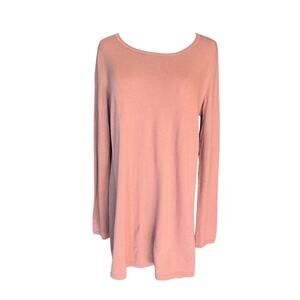 J Jill Rosewood Ribbed Side Sweater Women's Size Small